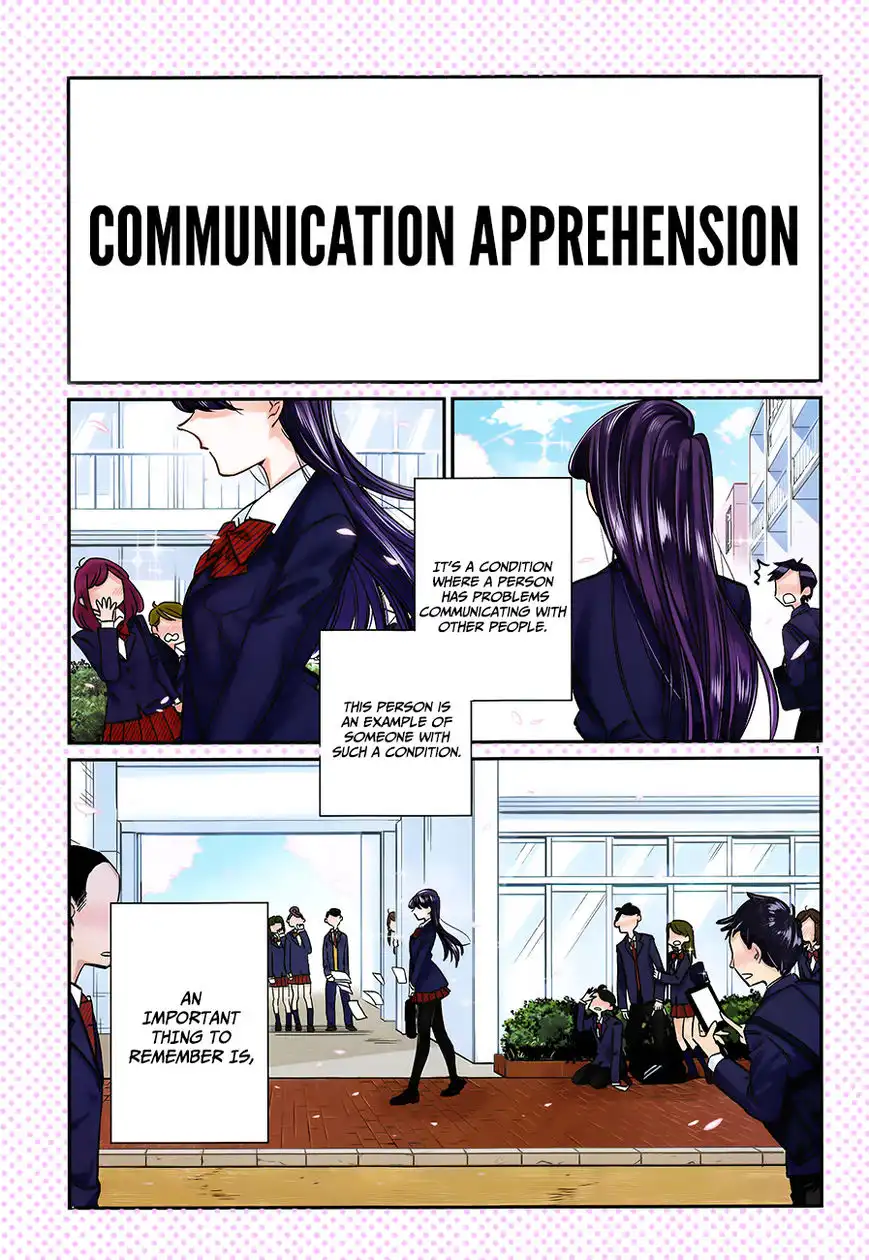 Komi-san wa Komyushou Desu Chapter 1 2